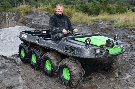 Amphibienfahrzeug Argo 8x8 fahren Raum Graz - 5