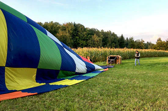 Romantische Ballonfahrt Raum Karlsruhe für 2 - 3
