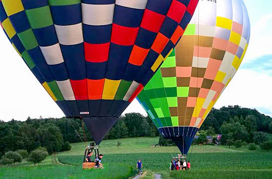 Romantische Ballonfahrt Raum Karlsruhe für 2 - 4