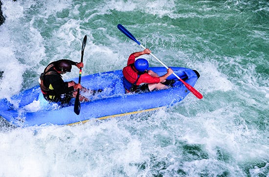 Power-Rafting bei Kiefersfelden