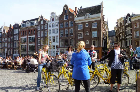 Sightseeing-Radtour durch Amsterdam für 2 - 3