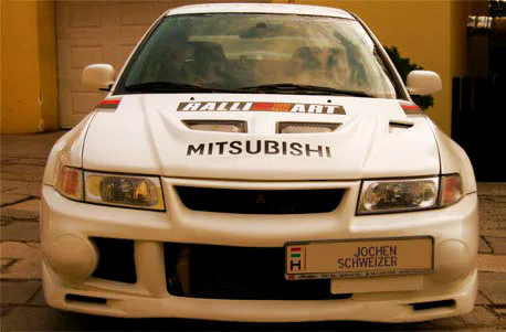 Rallye fahren im Mitsubishi Lancer Evo VI in Ungarn - 3