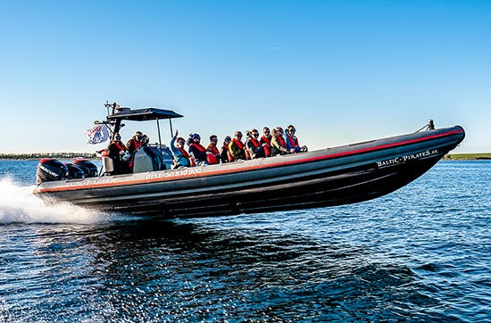 1200 PS Power-Schlauchboot fahren Raum Insel Fehmarn