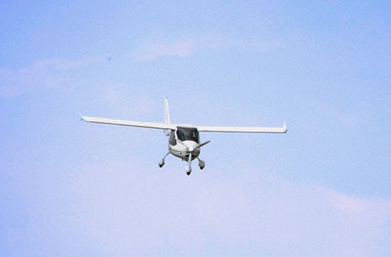 Alpen-Rundflug im Ultraleichtflieger