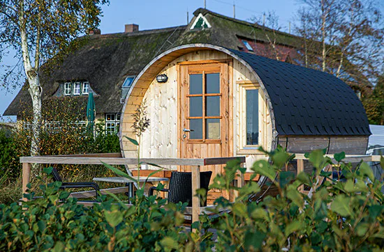 Übernachtung im Schlaffass am See Ostfriesland für 2 - 1