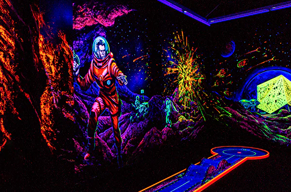 3D Schwarzlicht Minigolf Asperg