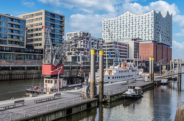 Außergewöhnlich Übernachten im Hafenkran Hamburg für 2 (1 Nacht)