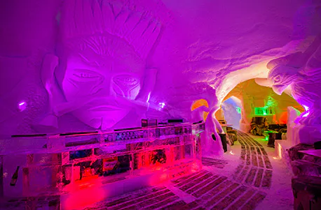 Übernachtung mit Käsefondue im 4er-Iglu - 4