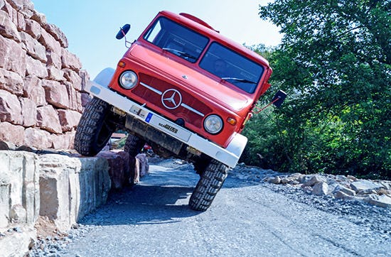 Unimog On- und Offroad fahren in Sinsheim