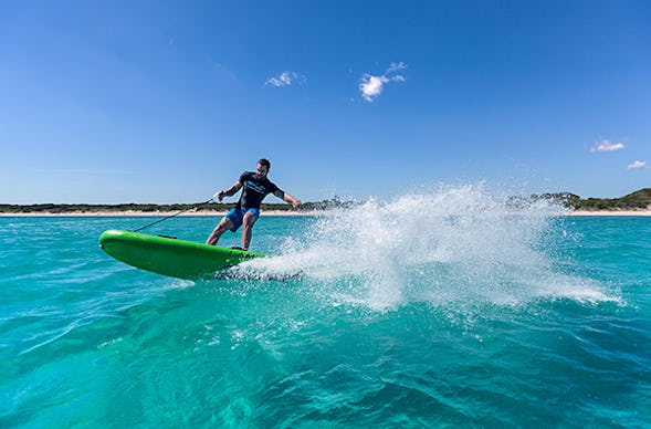 Jetboarden in Warnemünde