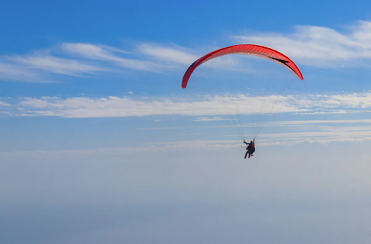 Gleitschirm Thermikflug Kössen - 3