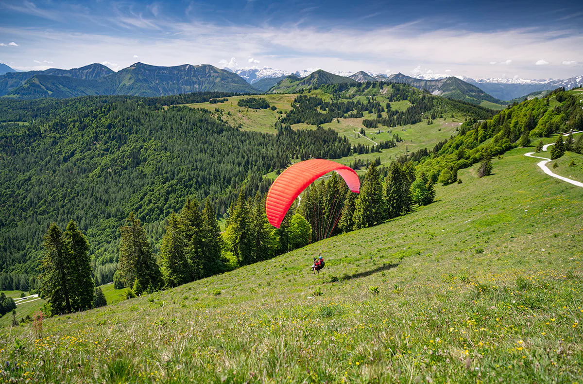 Gleitschirm Thermikflug Aschau im Chiemgau - 2