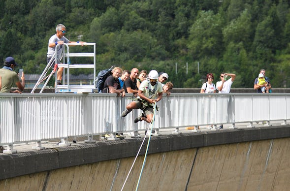 Giant Swing am Schlegeis-Stausee im Zillertal