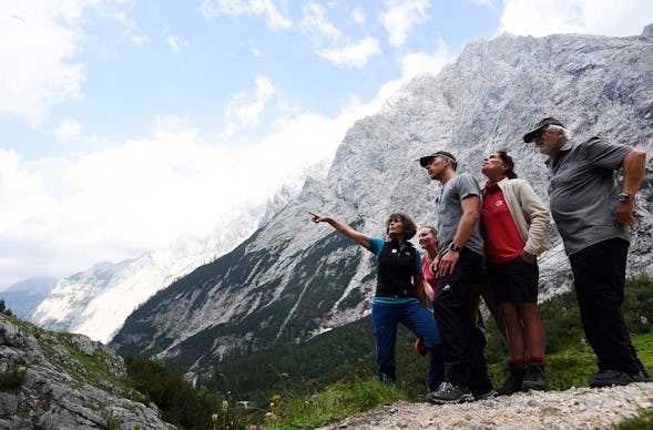 Bergwanderung Höllentalklamm an der Zugspitze