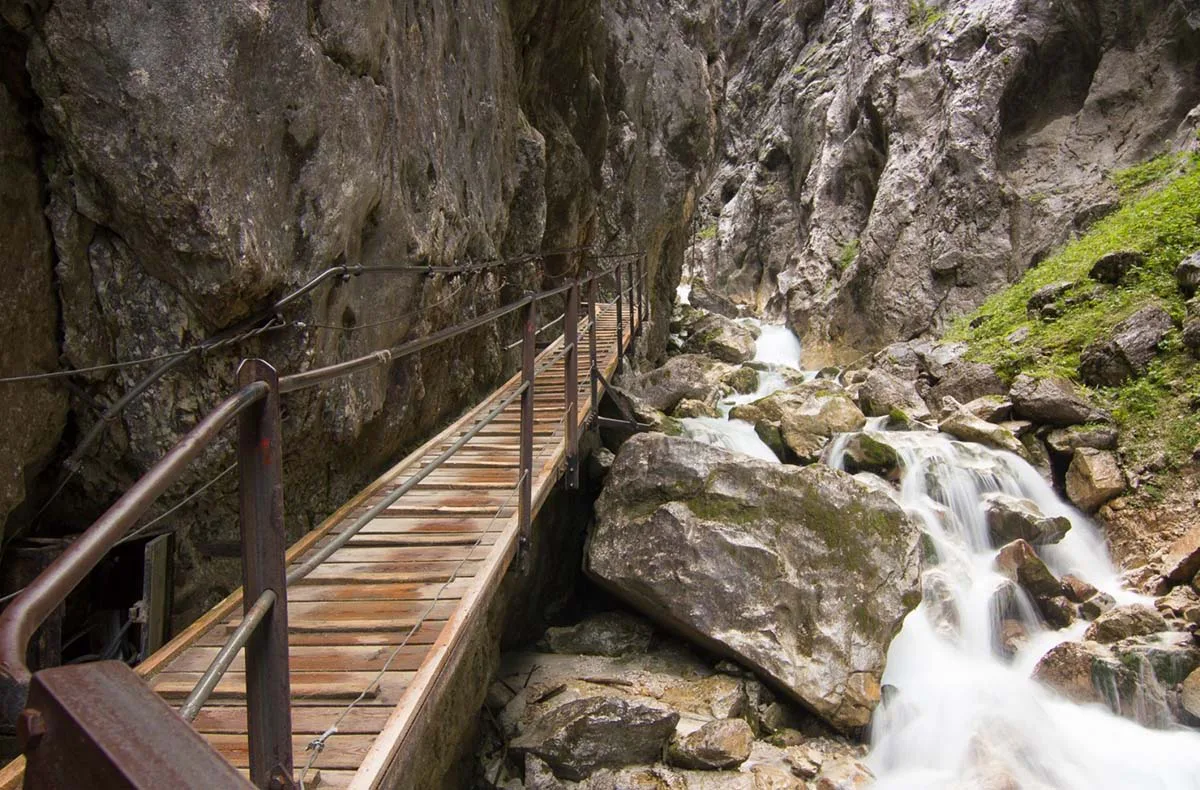 Bergwanderung Höllentalklamm an der Zugspitze - 4