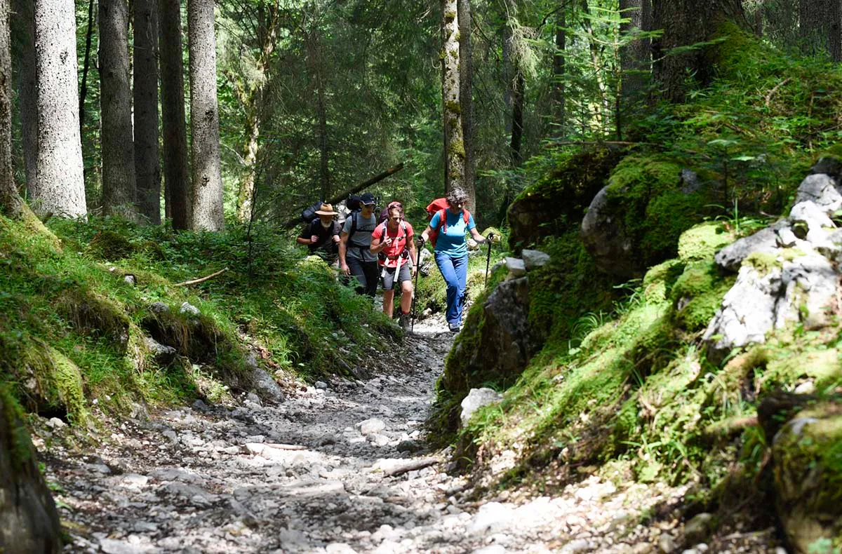 Bergwanderung Höllentalklamm an der Zugspitze - 5