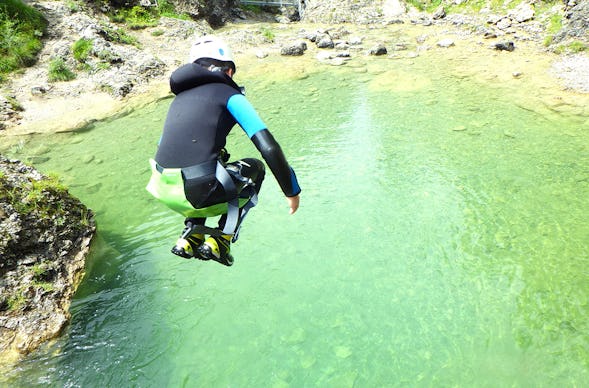 Canyoning-Einsteigertour Steeg (halbtags)