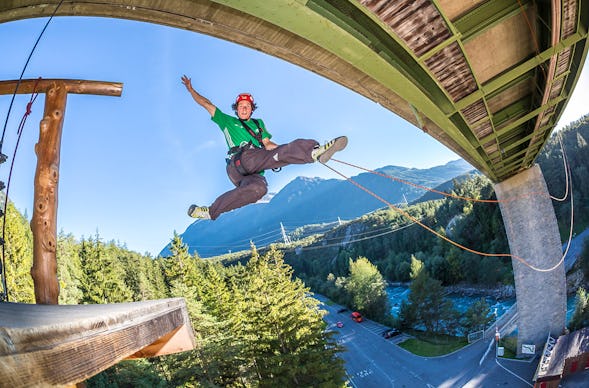 Canyoning & Mega Swing im Ötztal