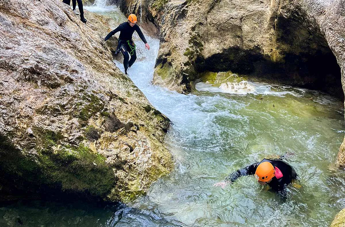 Canyoningtour für Fortgeschrittene Bad Goisern (4,5 Std.) - 2