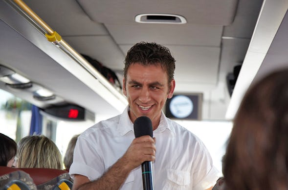 Comedy Sightseeing-Bustour für 2