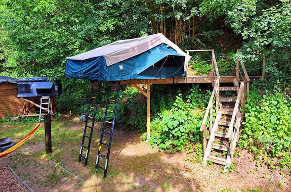 Übernachten im Dachzelt für 2 (2 Nächte)