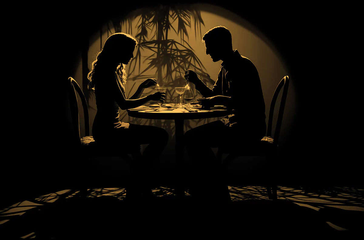 Dinner in the Dark für 2 mit Führung Essen - 2