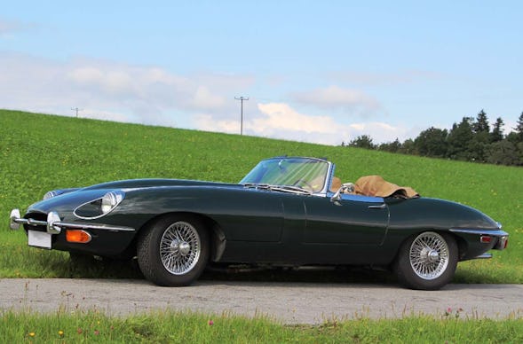 Oldtimer fahren München für 2 (Jaguar E-Type Serie II 4.2)