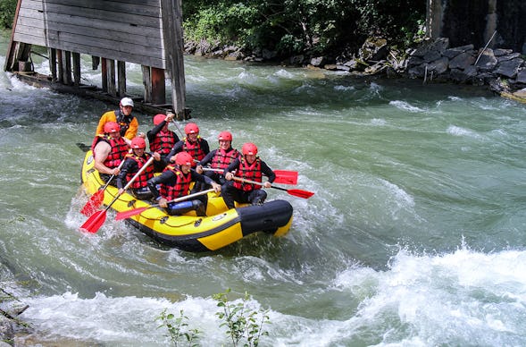 Rafting Tour für Groß & Klein in Österreich