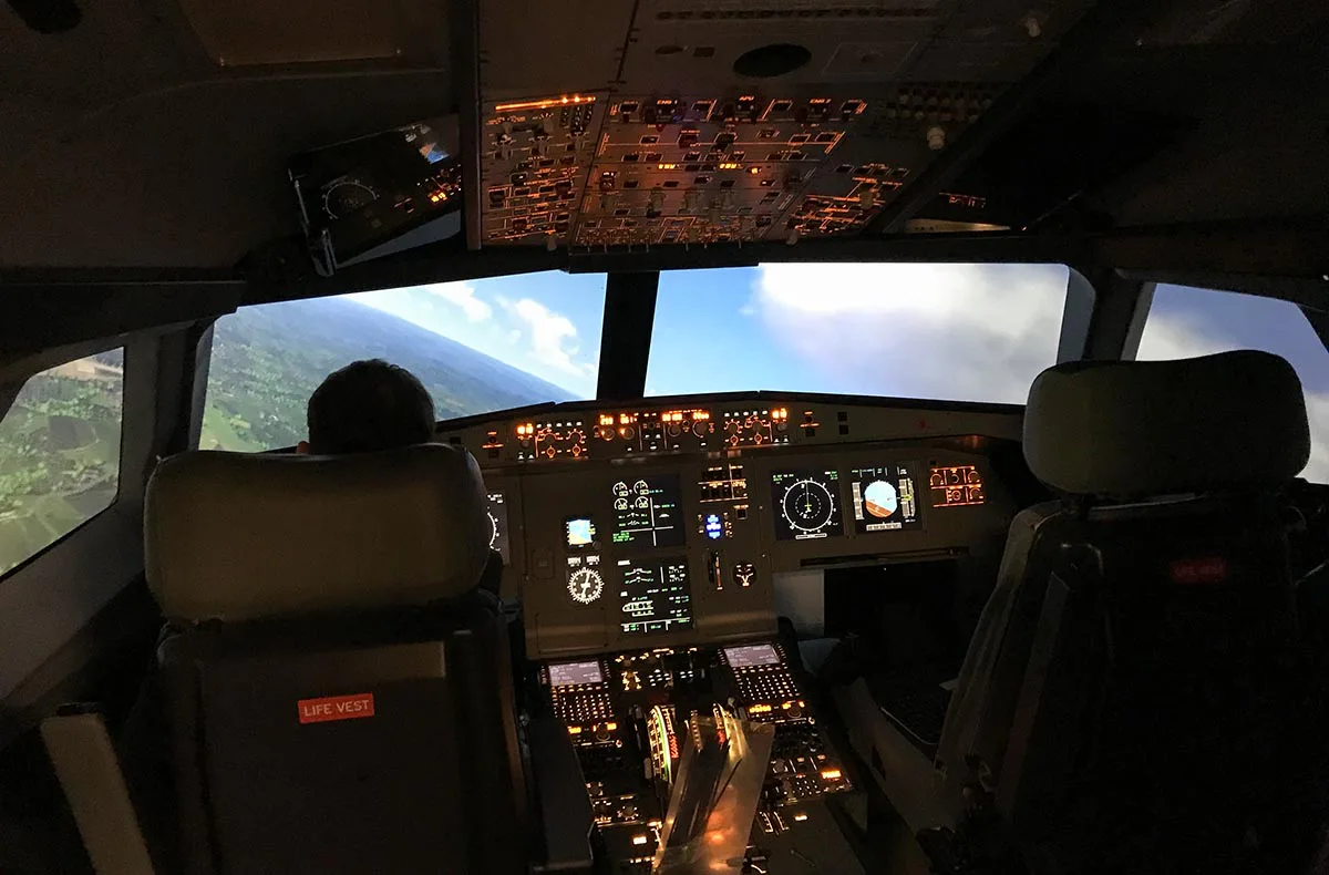 Flugsimulator Gensingen (A380 - Business) - 1