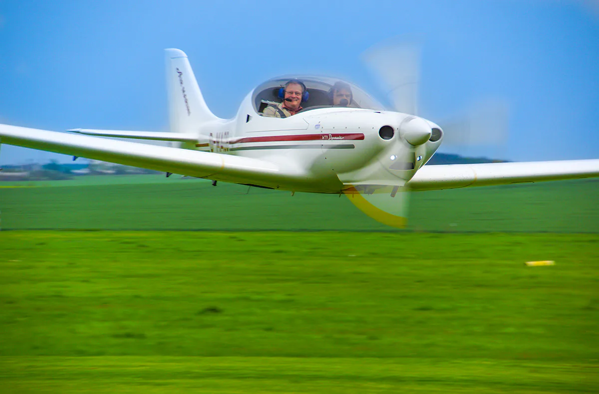 Flugzeug selber fliegen Taucha (60 Min.) - 3
