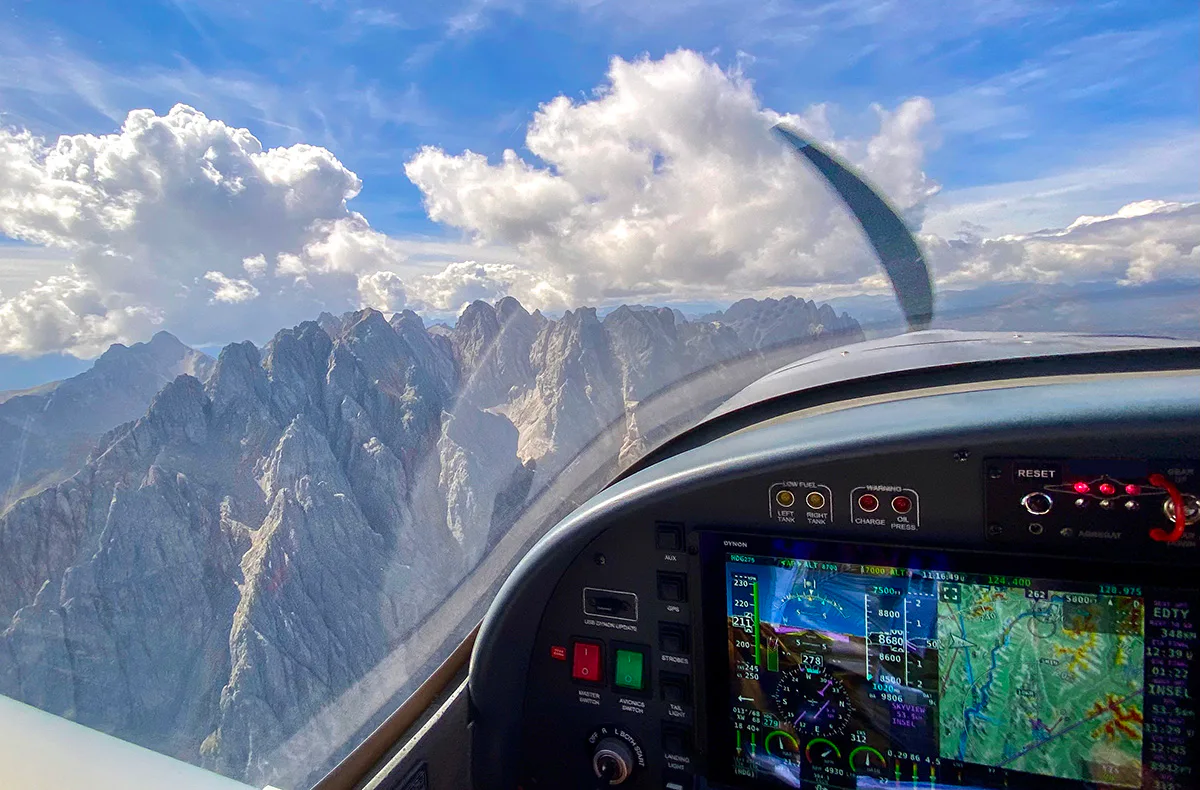 Flugzeug Rundflug Schwäbisch Hall im Cockpit (50 Min.) - 1