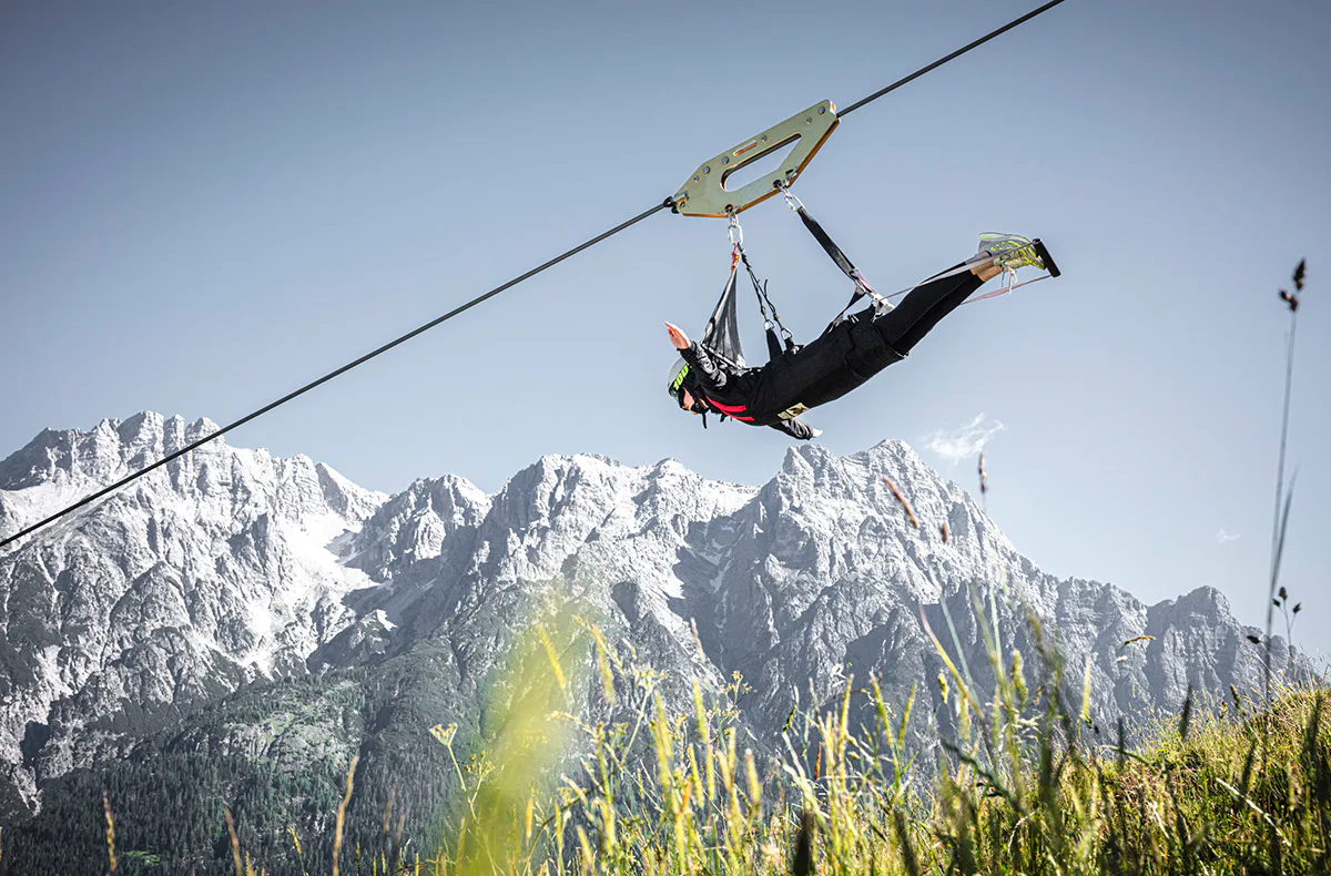 Flying Fox XXL im Salzburger Land mit Video - 2