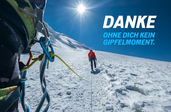 Flexibles Geschenk Danke (Gipfelmoment)