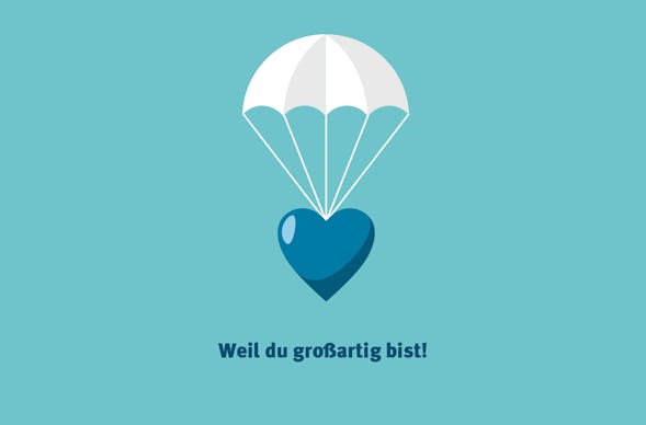 Flexibles Geschenk Weil du großartig bist