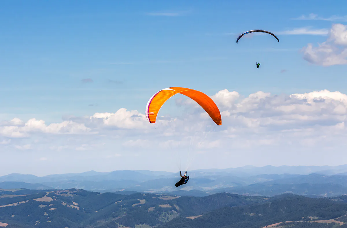 Gleitschirm Thermikflug Samerberg - 3