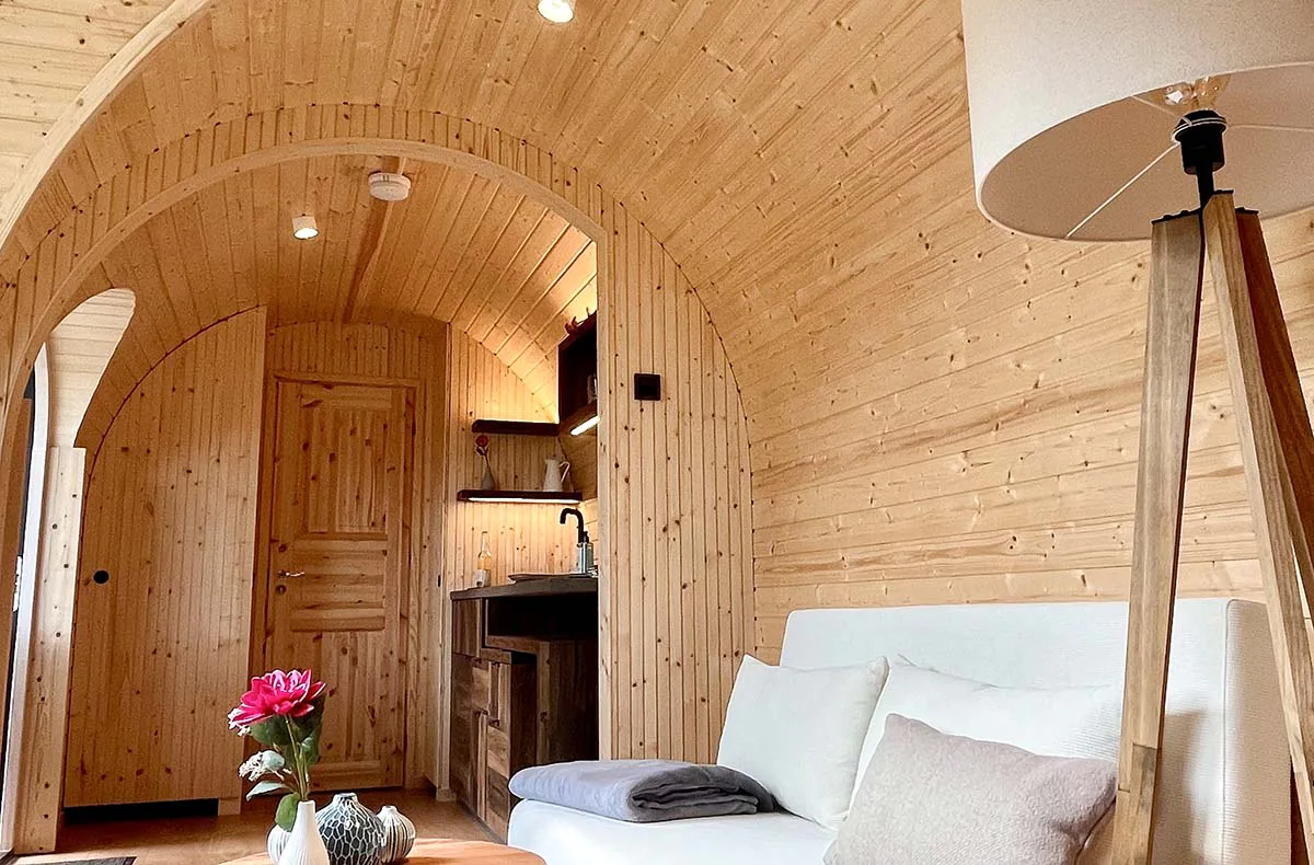 Außergewöhnlich Übernachten im Holz Iglu Oranienburg für 2 (1 Nacht) - 10