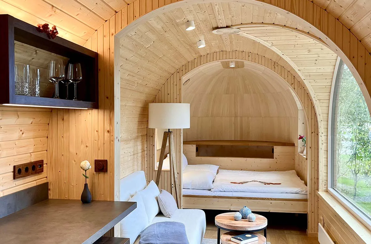 Außergewöhnlich Übernachten im Holz Iglu Oranienburg für 2 (1 Nacht) - 5