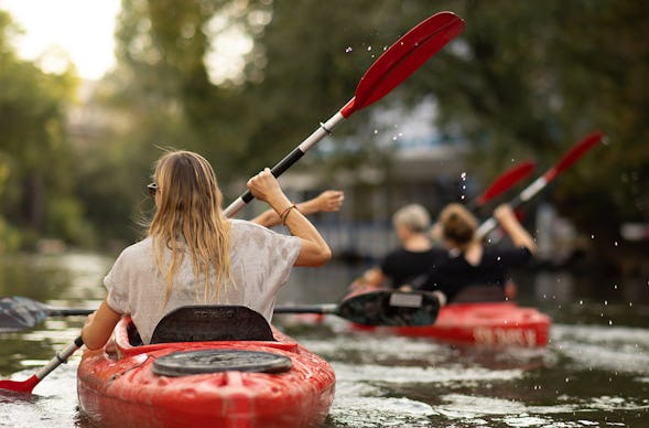 Kanutour Cospudener See
