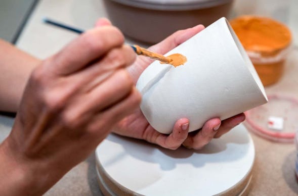 Keramik bemalen Südharz