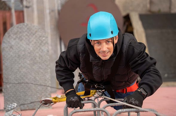 Klettersteig am Getreidespeicher in Brühl