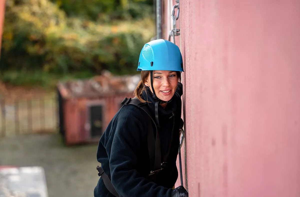 Klettersteig am Getreidespeicher in Brühl - 10