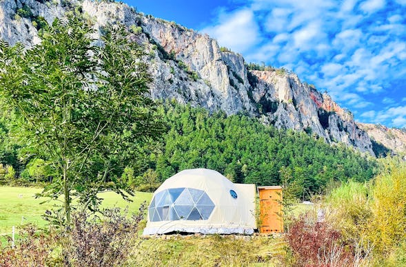 Übernachtung im Kuppelzelt Maiersdorf für 2 (1 Nacht)