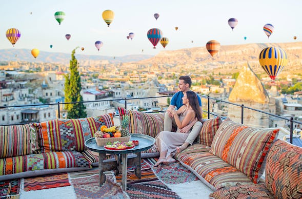 Kurzurlaub Kappadokien für 2 (3 Nächte) mit Heißluftballonfahrt