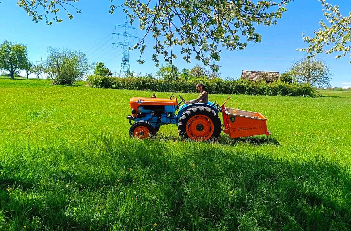 Lamborghini Traktor fahren Sindelfingen (Sonnenaufgang) - 1