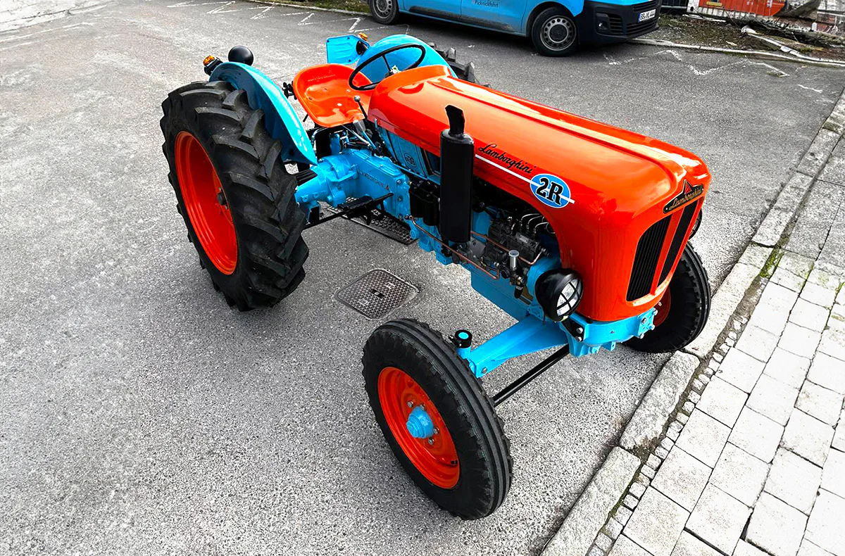 Lamborghini Traktor fahren Sindelfingen (Sonnenaufgang) - 2