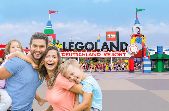 Kurzurlaub mit 2x 1-Tageskarten für das LEGOLAND® Deutschland Resort