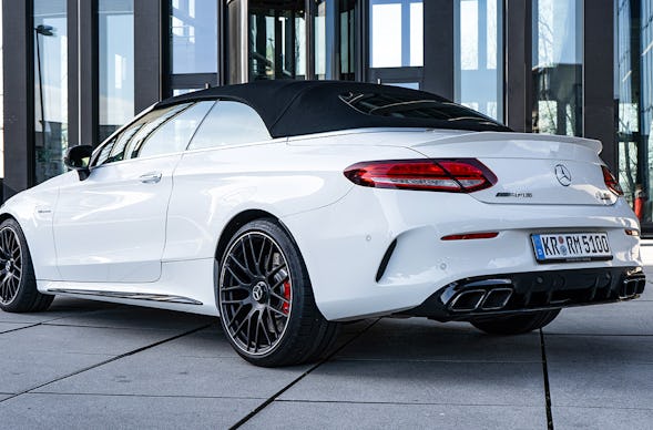 Mercedes C63 S Cabrio fahren Krefeld (6 Std.)