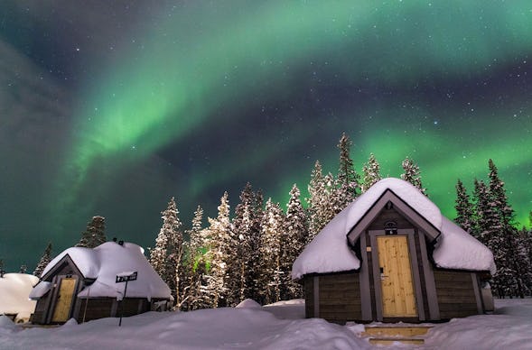 Romantischer Nordlichter-Kurzurlaub in Lappland für 2