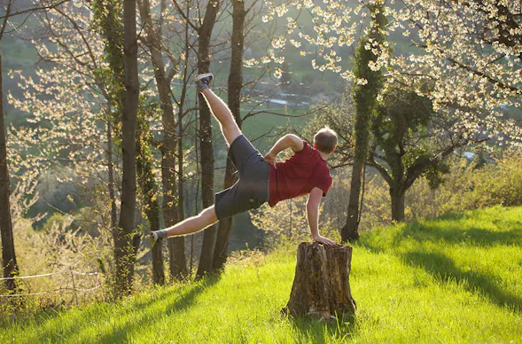 Parkour und Stuntreiten Training Großschönau