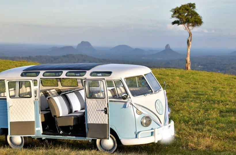 VW Bulli Picknickfahrt Tecklenburg